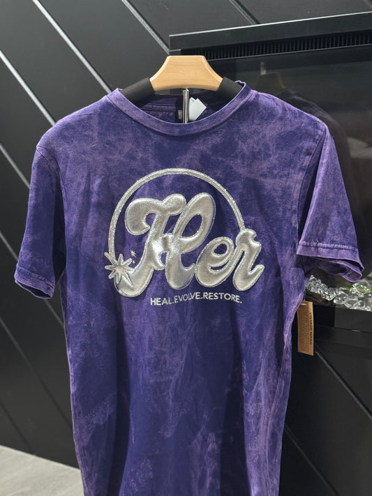 H•E•R Tie-Dye Purple Shirt
