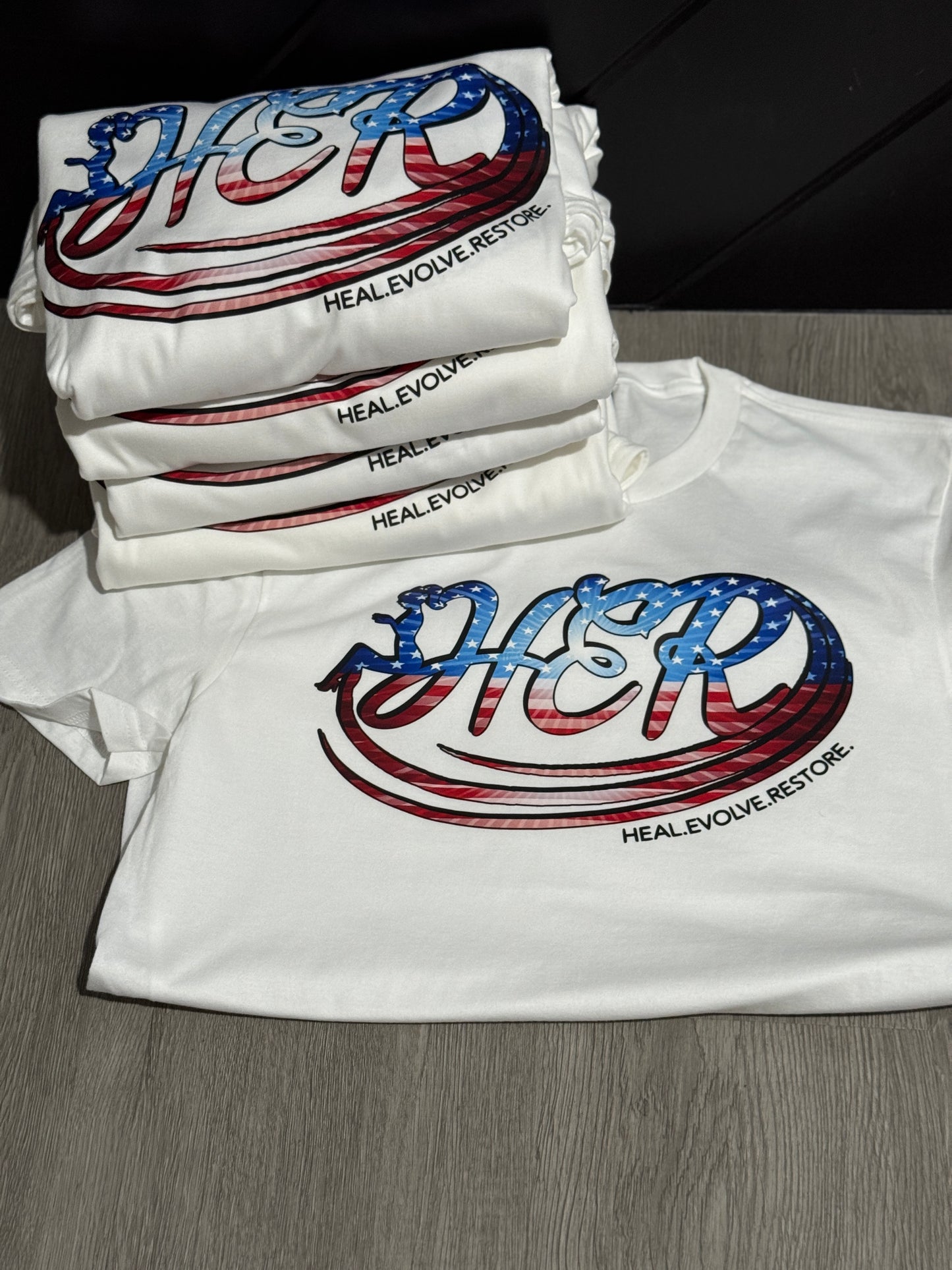 H•E•R Custom Fourth Of July Shirt