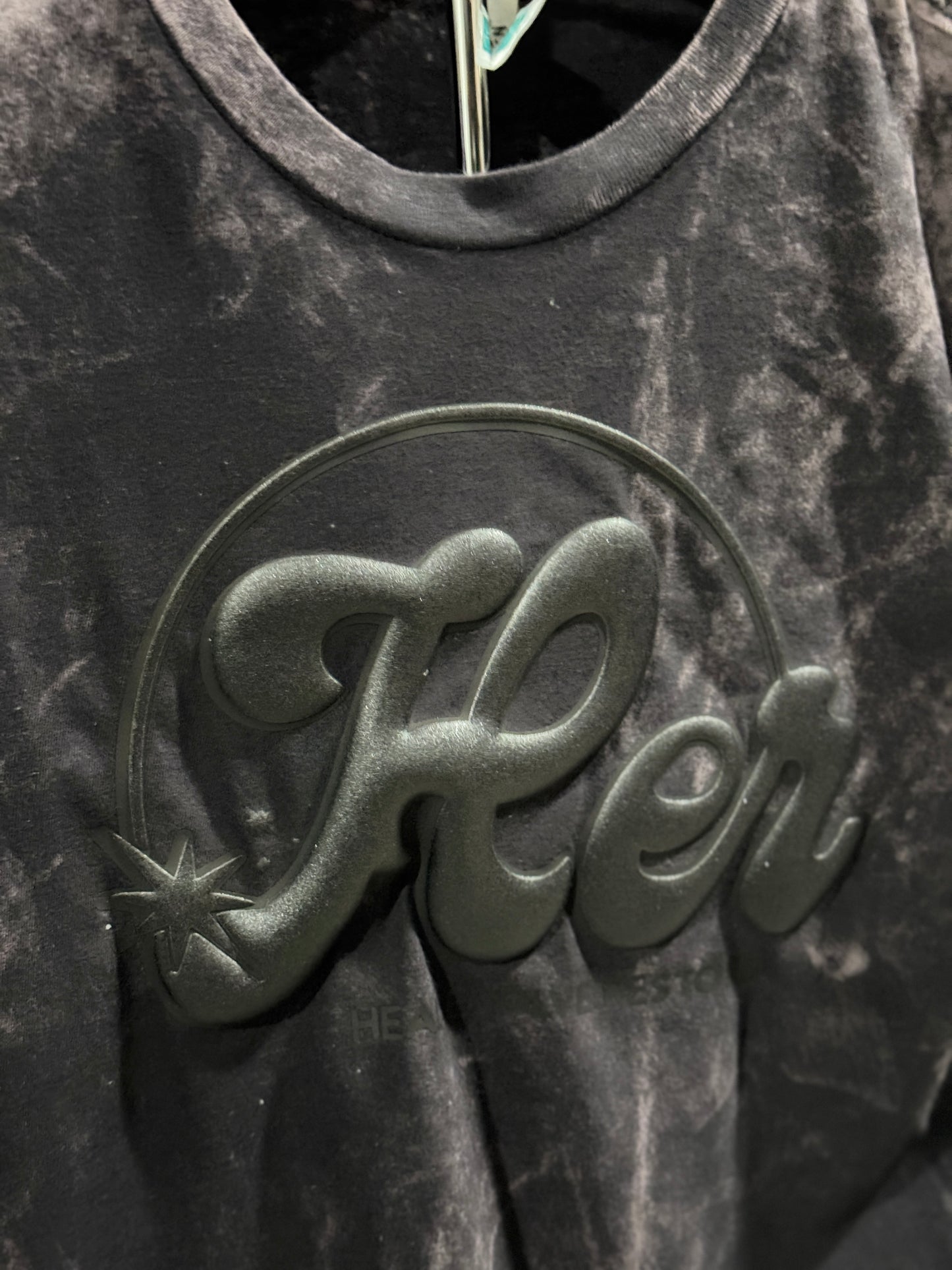 H•E•R Tie-Dye Black Shirt