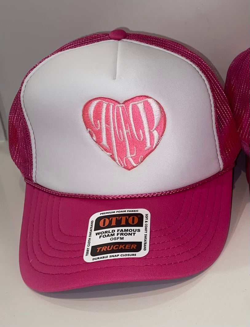 H•E•R Fairy Pink Stamped Hat